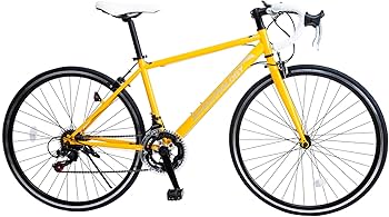 Amazon | 21Technology 自転車 ロードバイク 700c イエロー 700